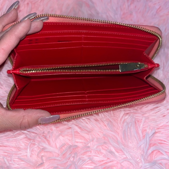 Christian Louboutin Pink Studded Wallet - Picture 6 of 11